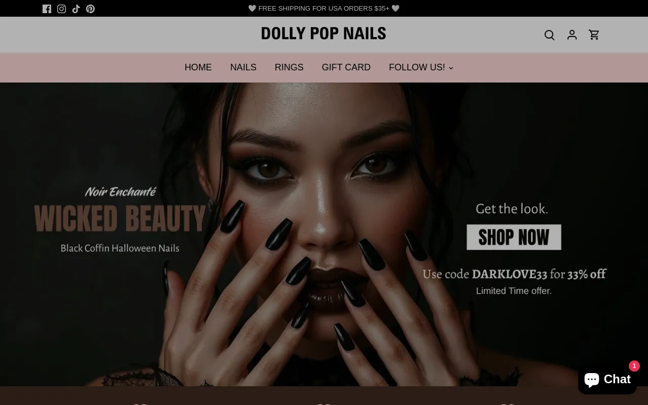 DOLLY POP NAILS screenshot