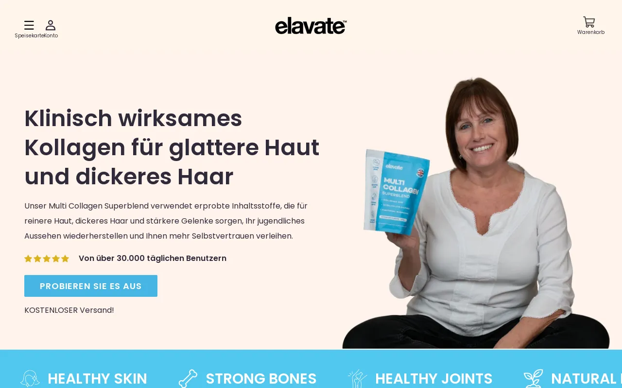 Elavate Collagen screenshot