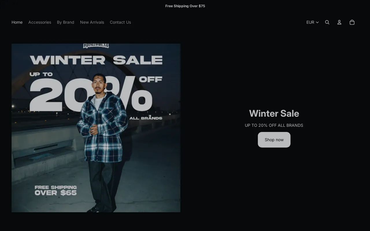 Knsportswear website screenshot