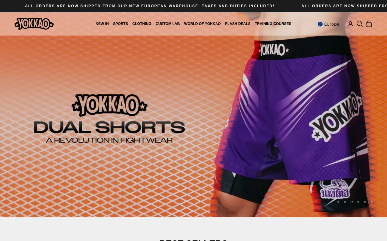 YOKKAO Europe screenshot