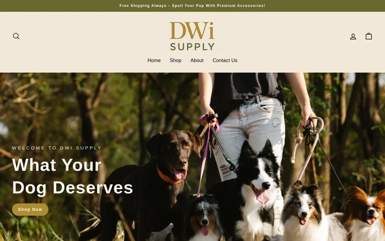 DWi Supply screenshot