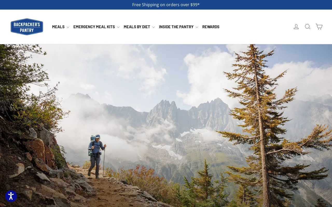 Backpacker's Pantry screenshot