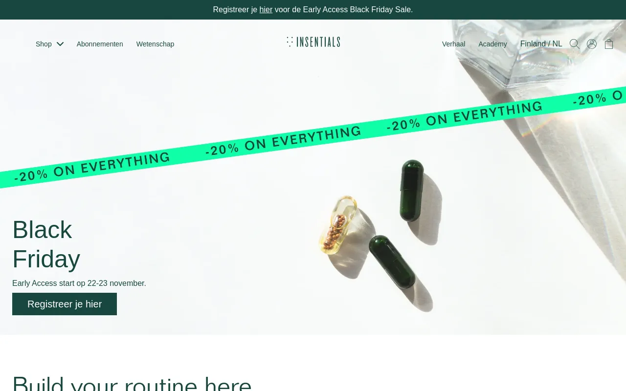 Insentials screenshot