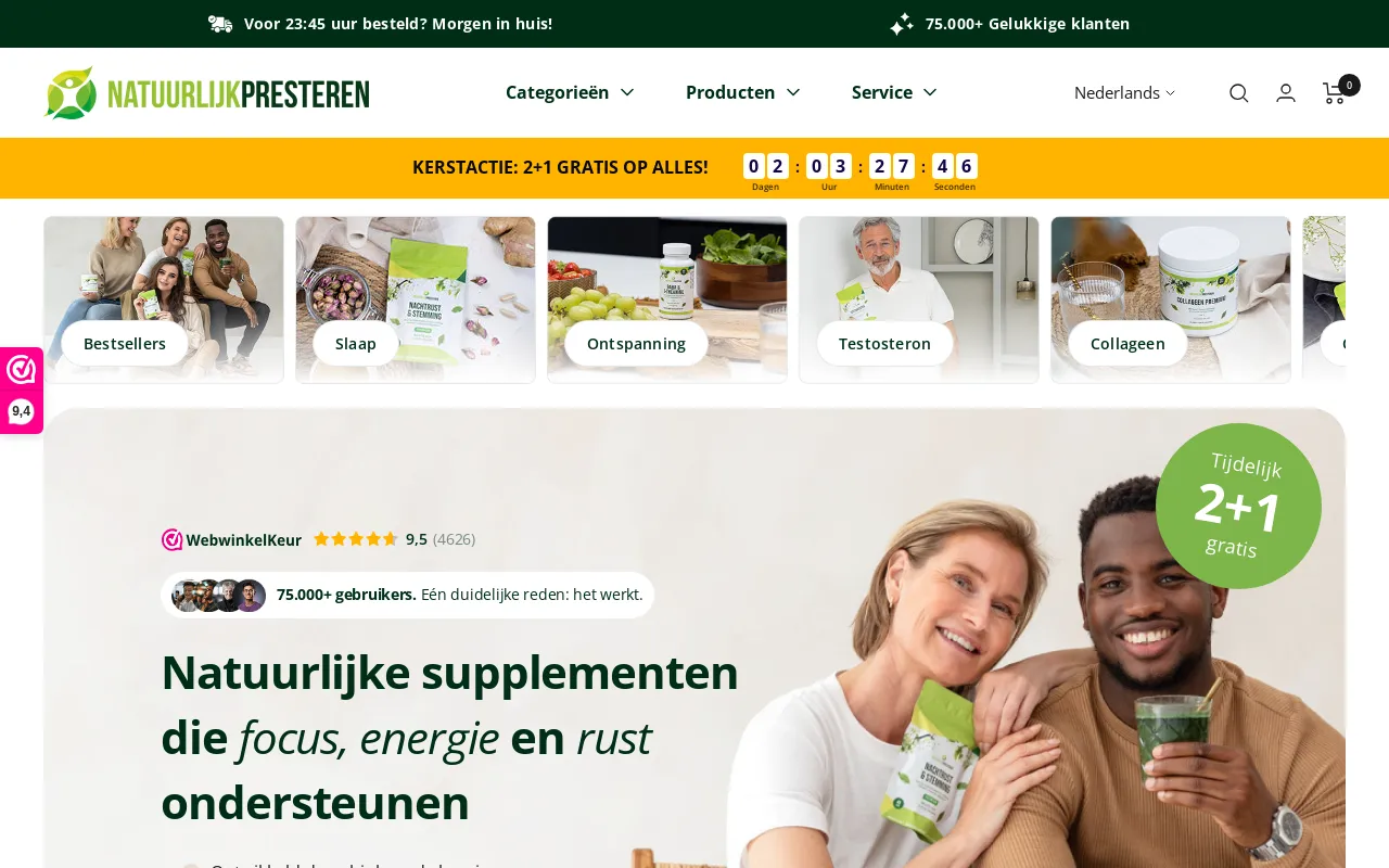 Natuurlijk Presteren screenshot