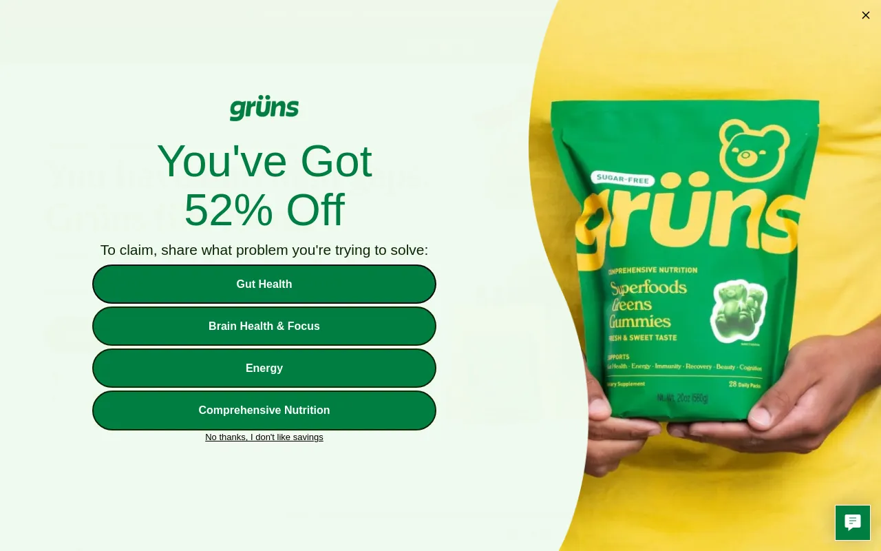 Grüns screenshot