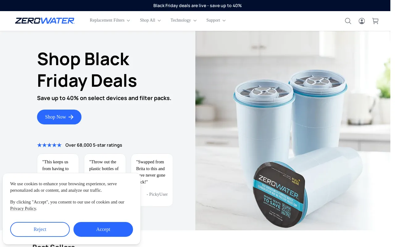 Culligan ZeroWater screenshot