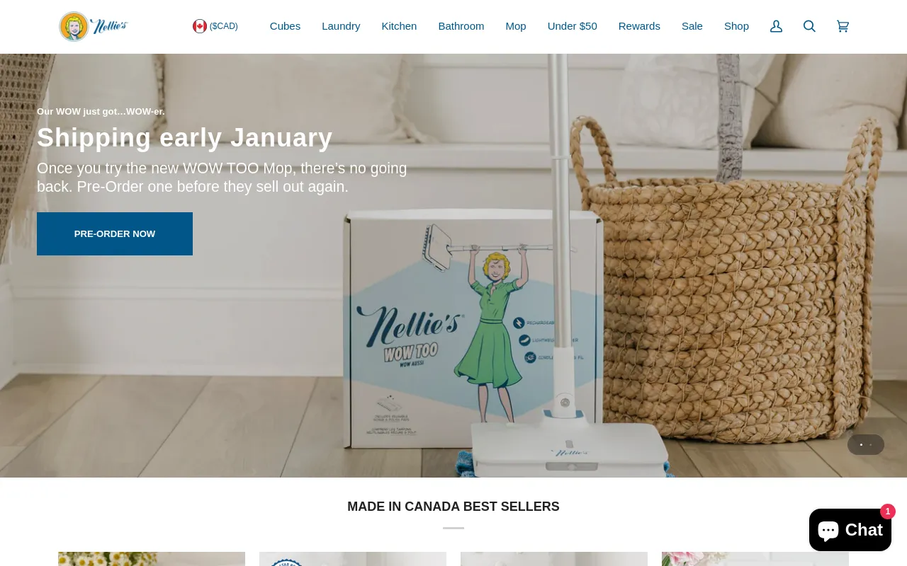 Nellie's Canada screenshot