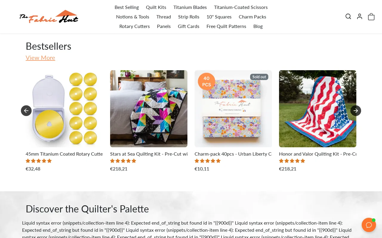 The Fabric Hut screenshot