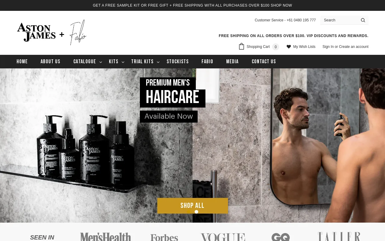 Aston James Products screenshot