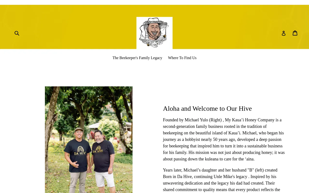 MY Kauai Honey website screenshot
