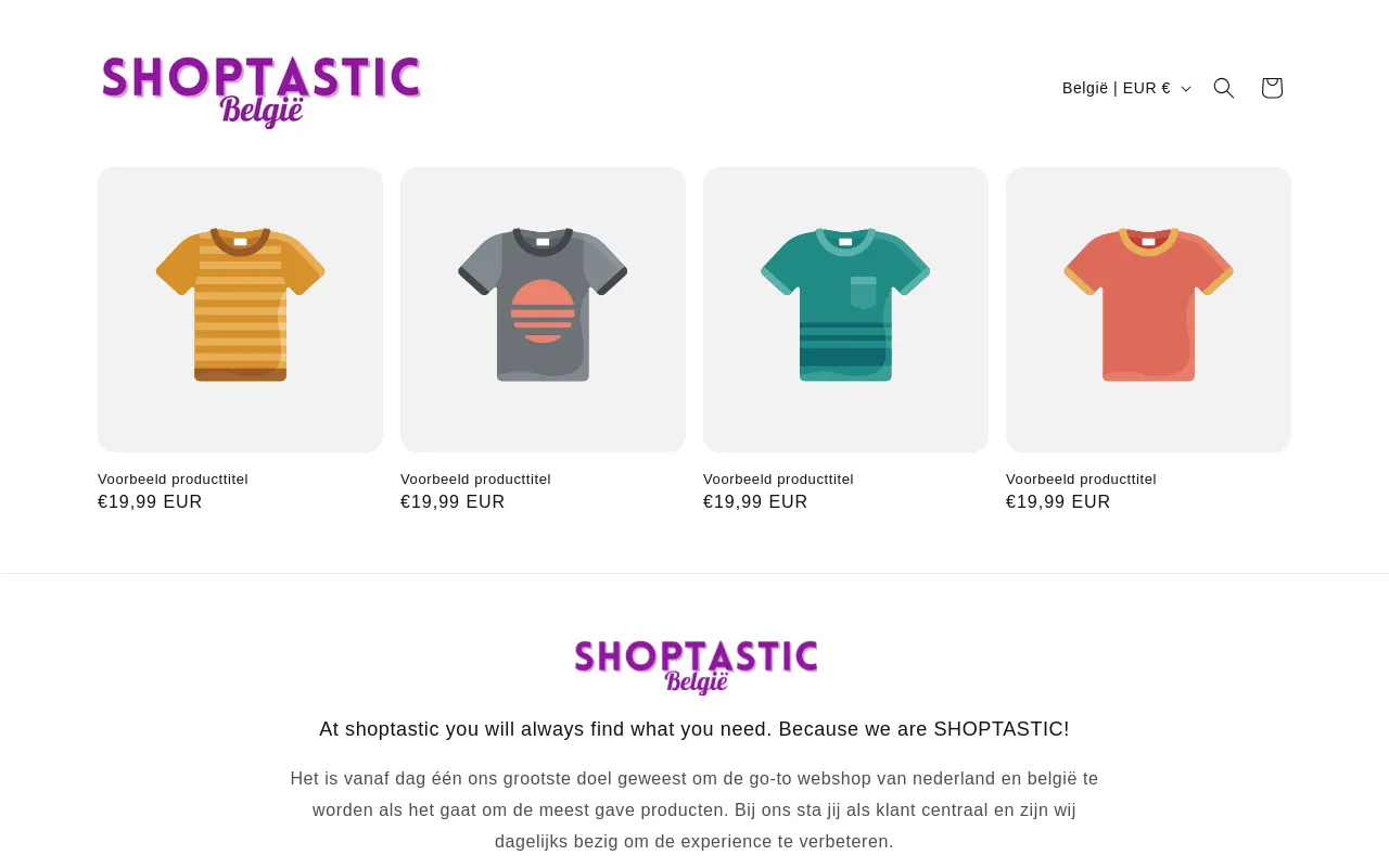 Shoptastic screenshot