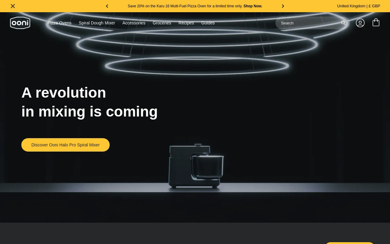 Ooni UK screenshot
