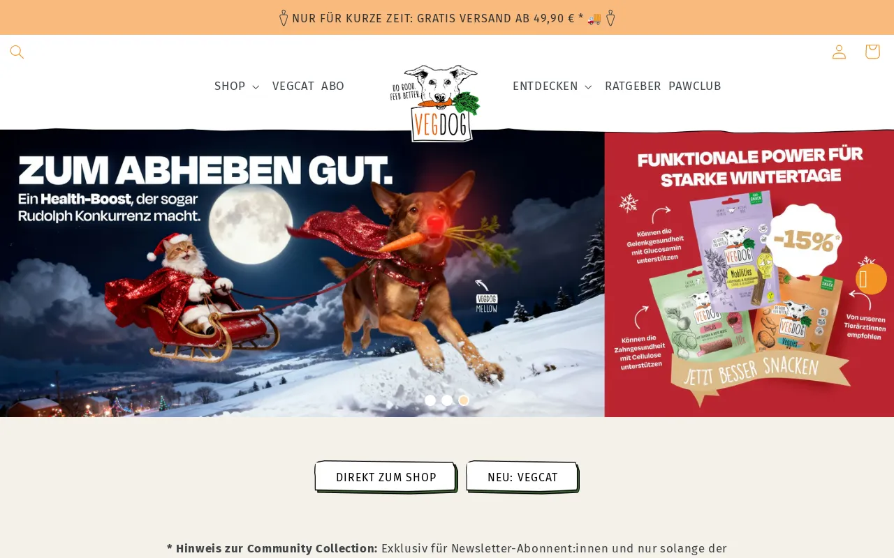 VEGDOG DE screenshot