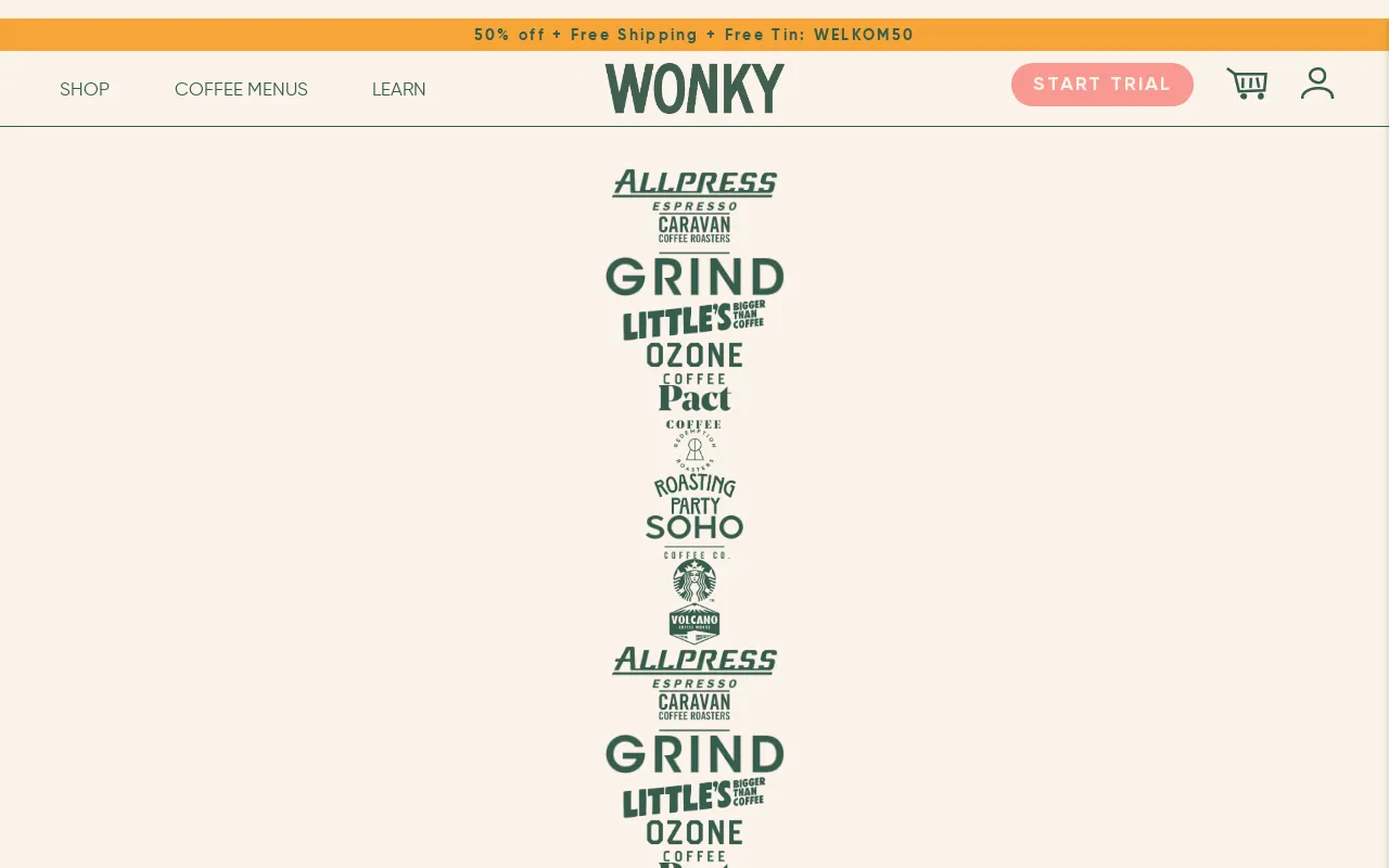 Wonky Coffee screenshot