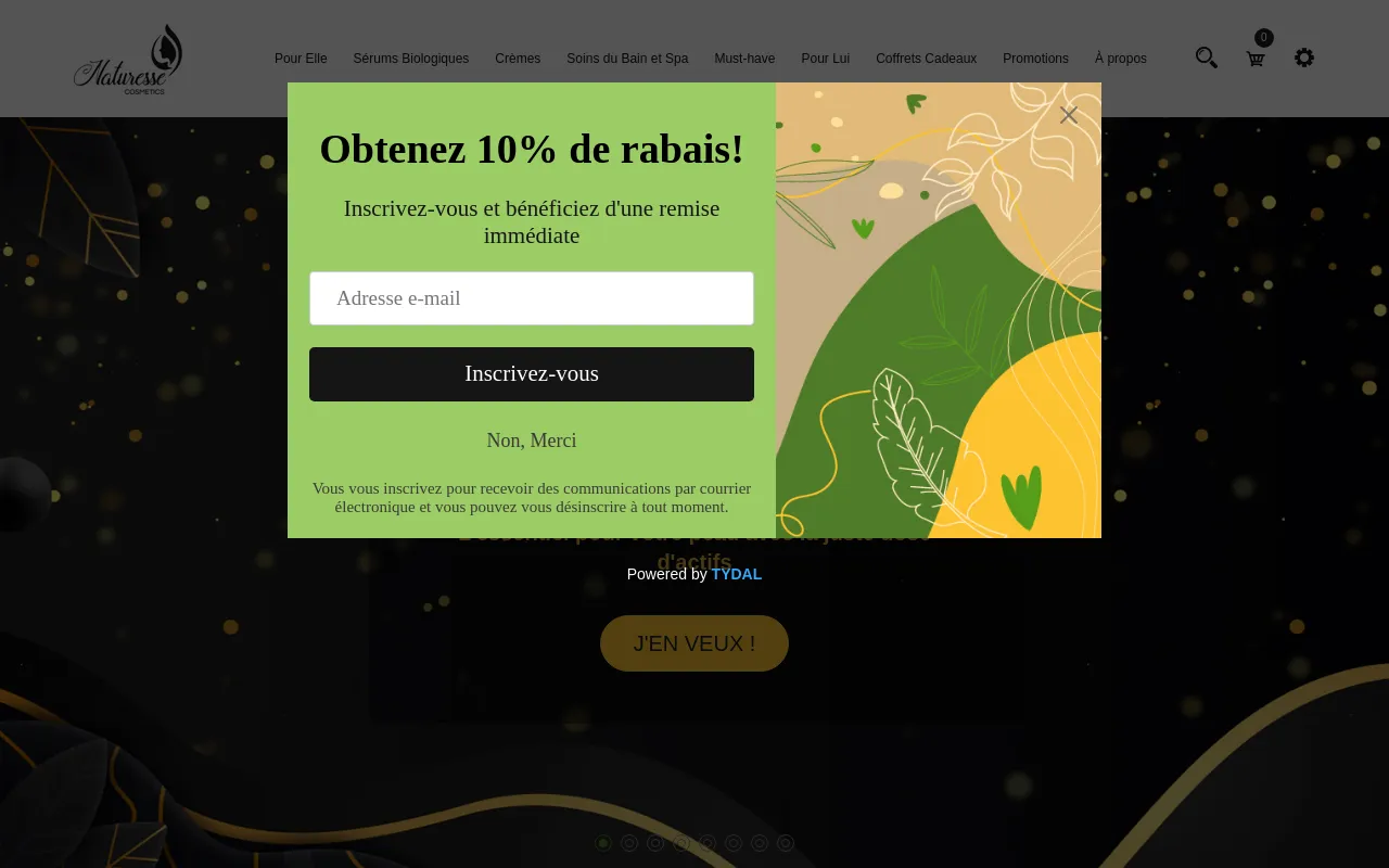 Naturesse Cosmetics screenshot