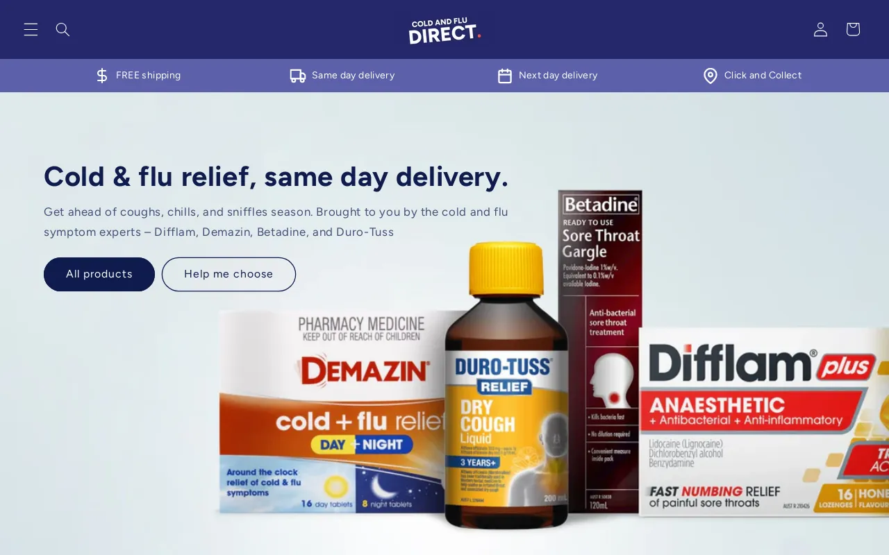 Cold & Flu Direct screenshot