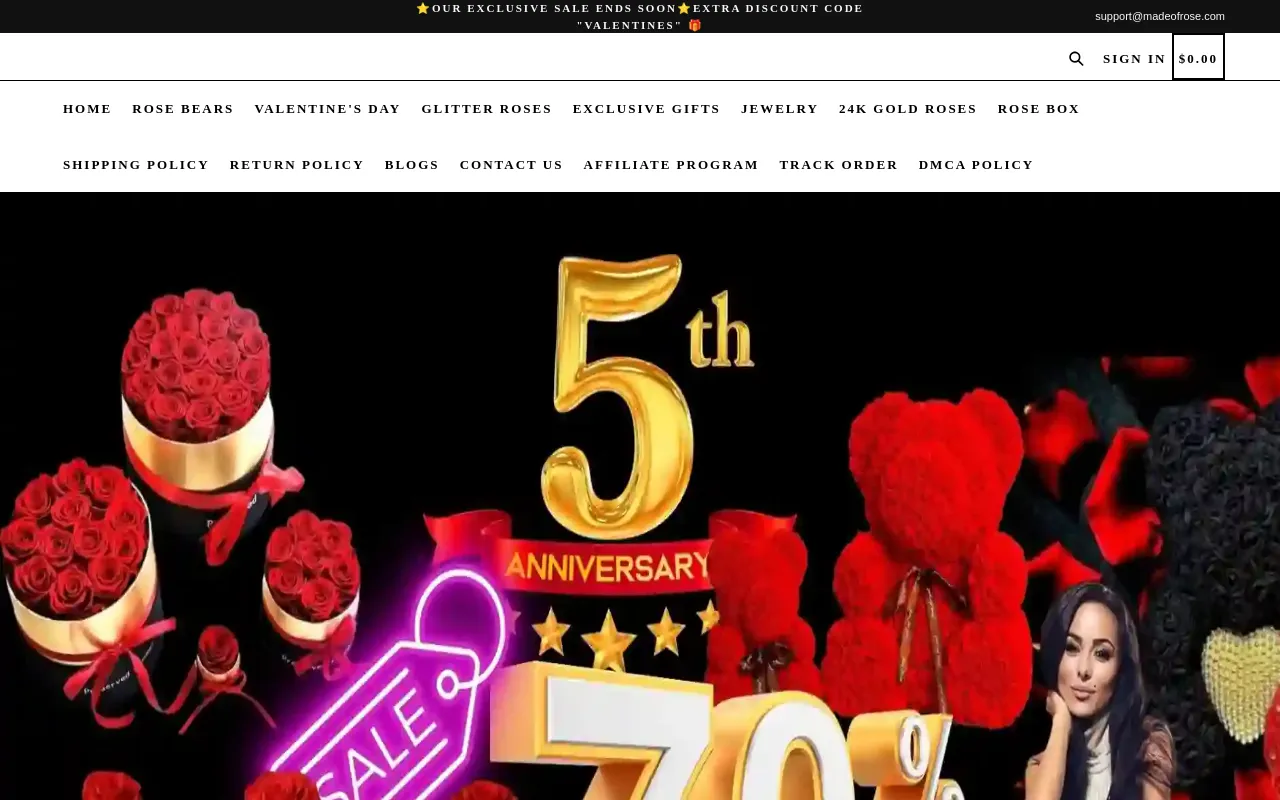 Madeofrose screenshot