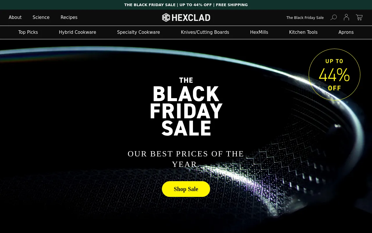 HexClad Cookware AU screenshot