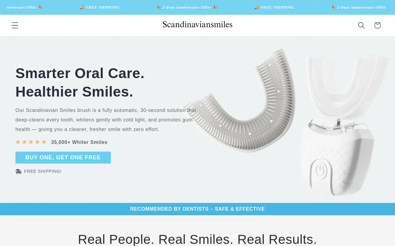 Scandinaviansmiles screenshot