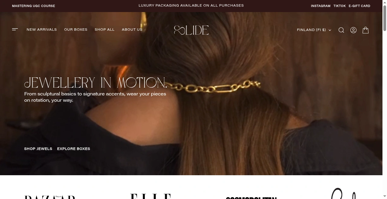 Slide Jewelry screenshot