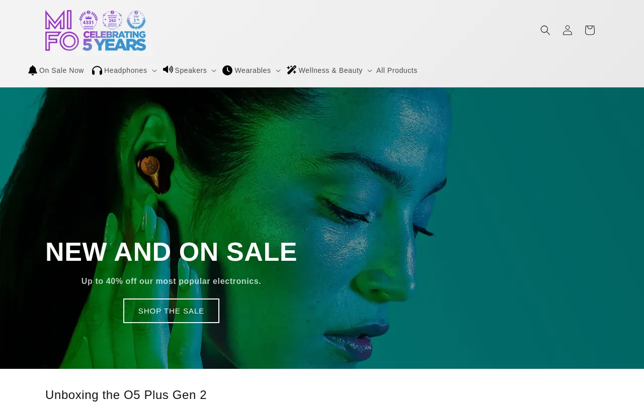 Mifo USA - The World's Most Advanced Wireless Earbuds for Active Movers - O5, O7 screenshot