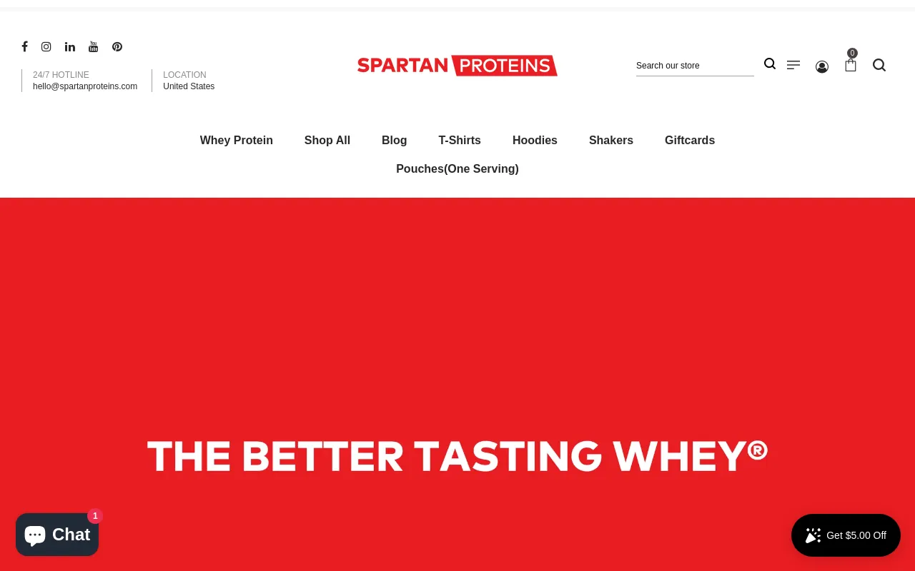 Spartan Proteins screenshot