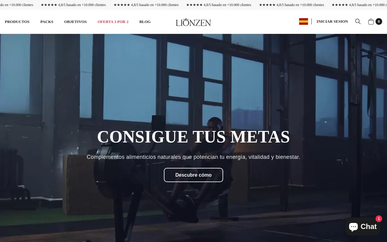 Lionzen website screenshot