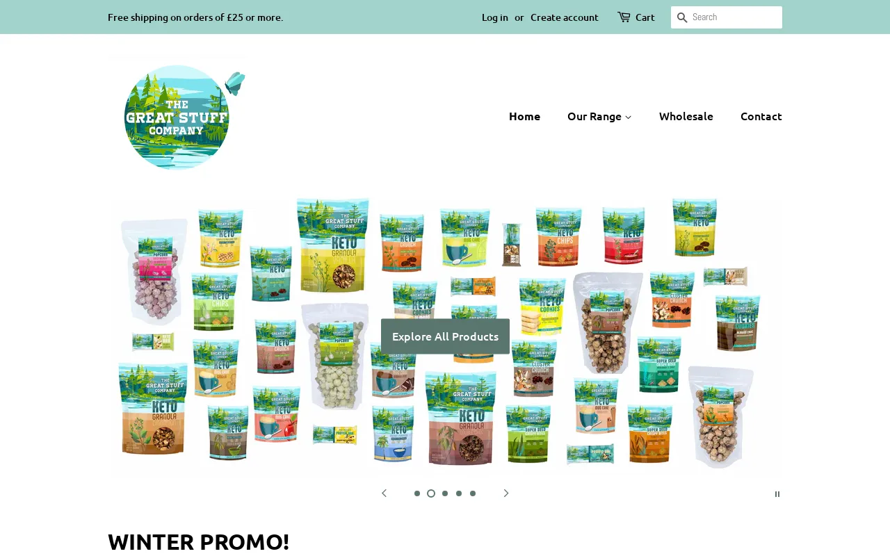 TheGreatStuffCompany.co.uk website screenshot