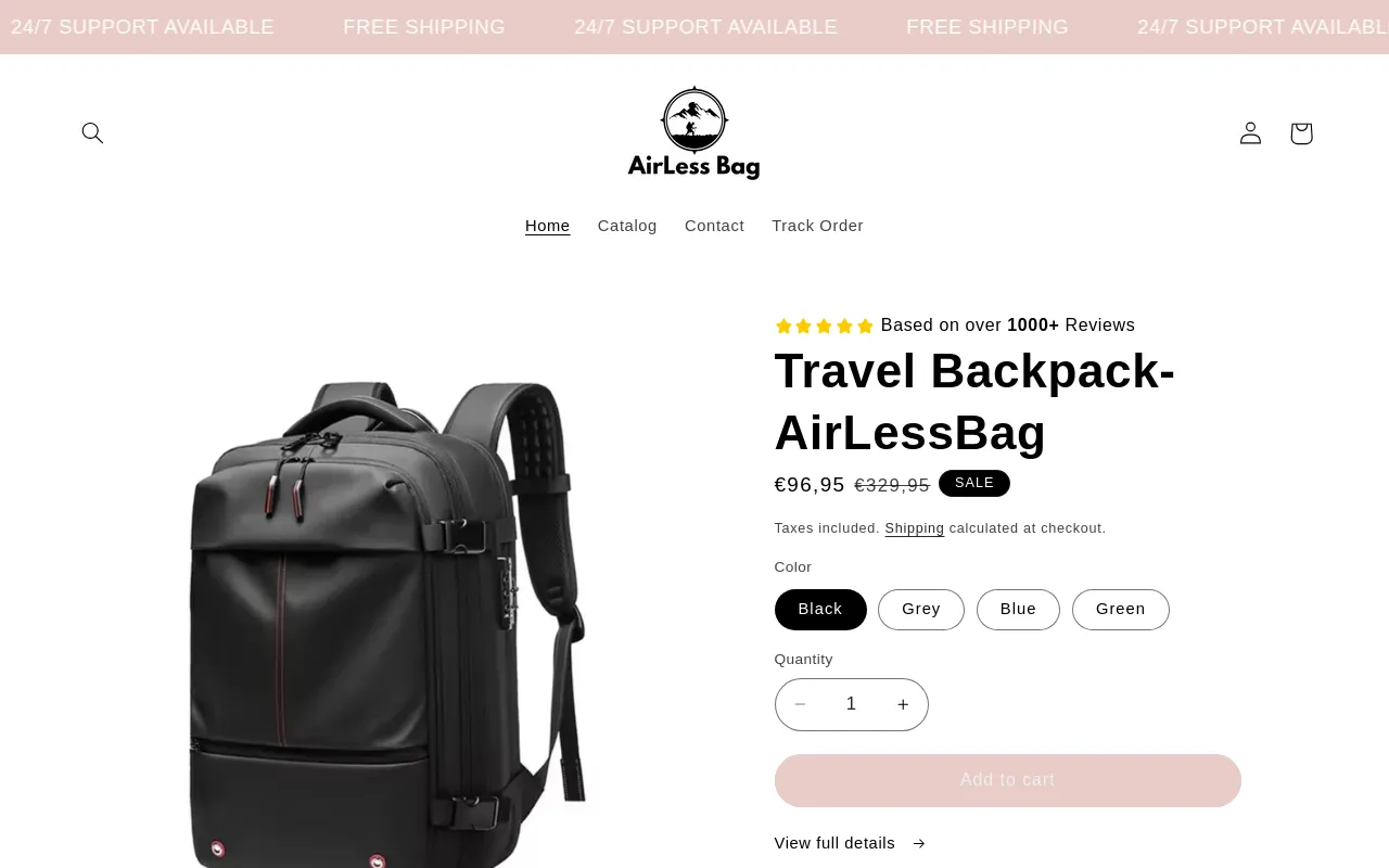 AirLess Bag screenshot