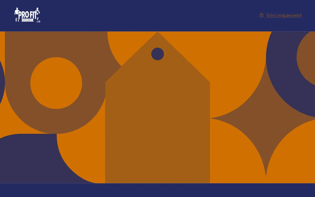 Pro-Fit Supplements website screenshot