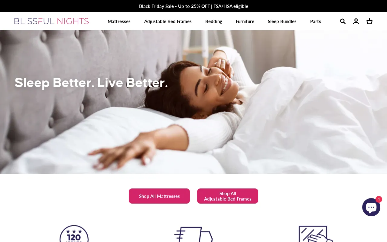 BlissfulNights.com screenshot