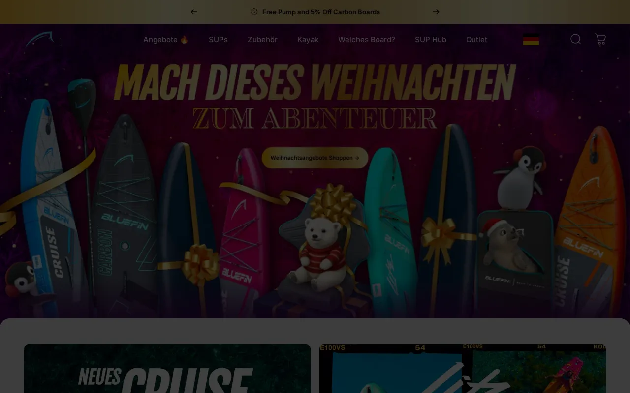 Bluefin SUP screenshot