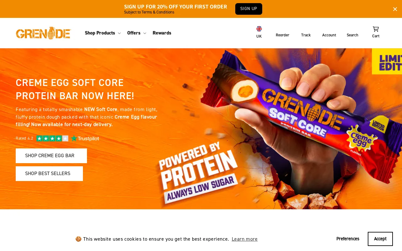 Grenade UK screenshot