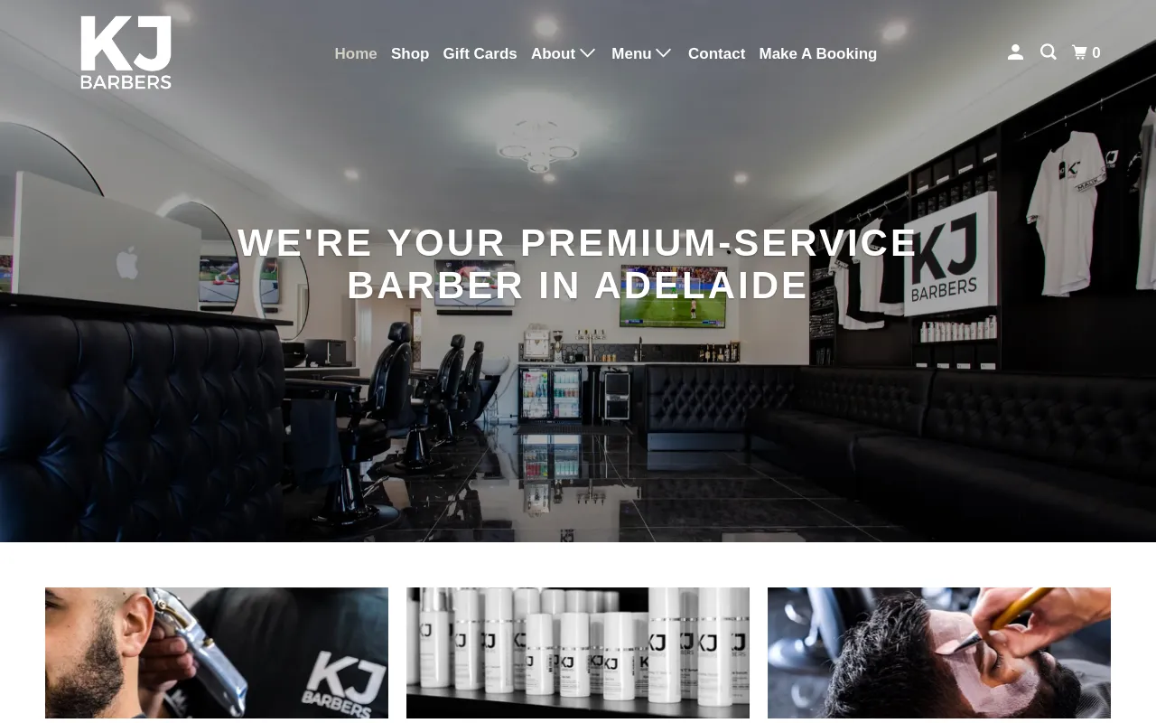 KJ Barbers Adelaide screenshot