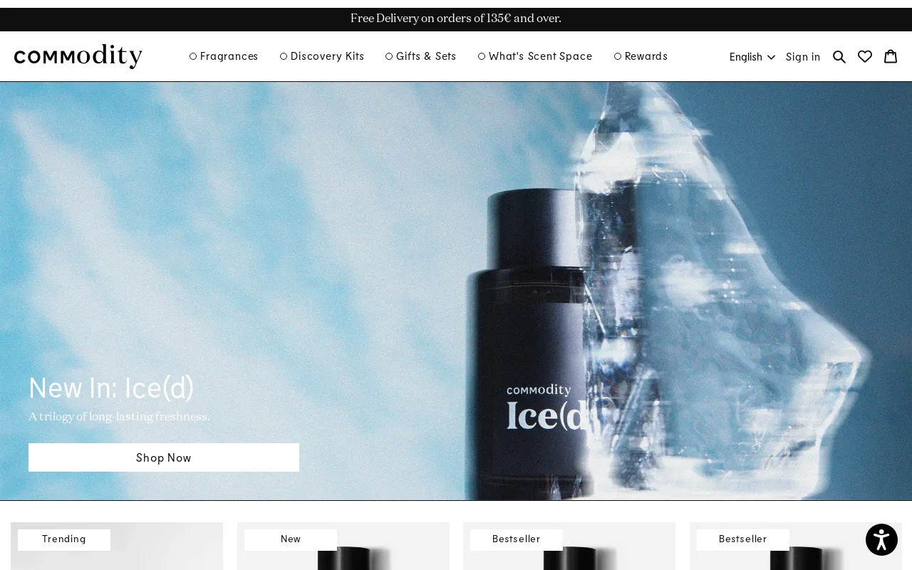 Commodity Fragrances EU screenshot