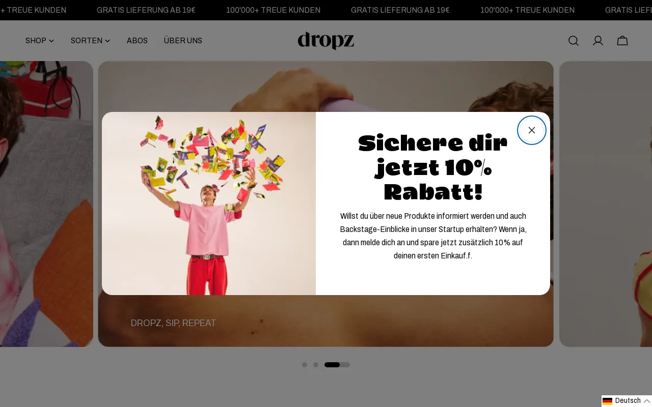 dropz screenshot