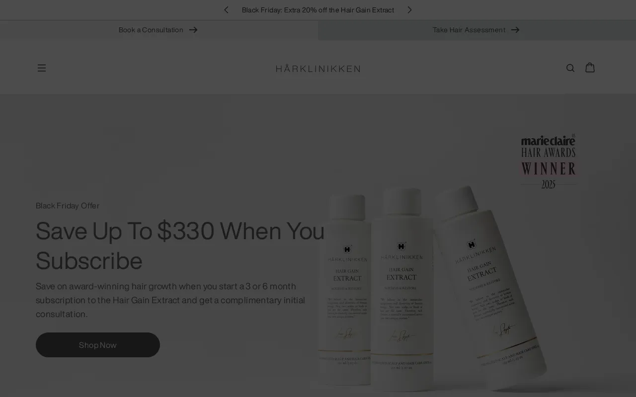 Hårklinikken US screenshot