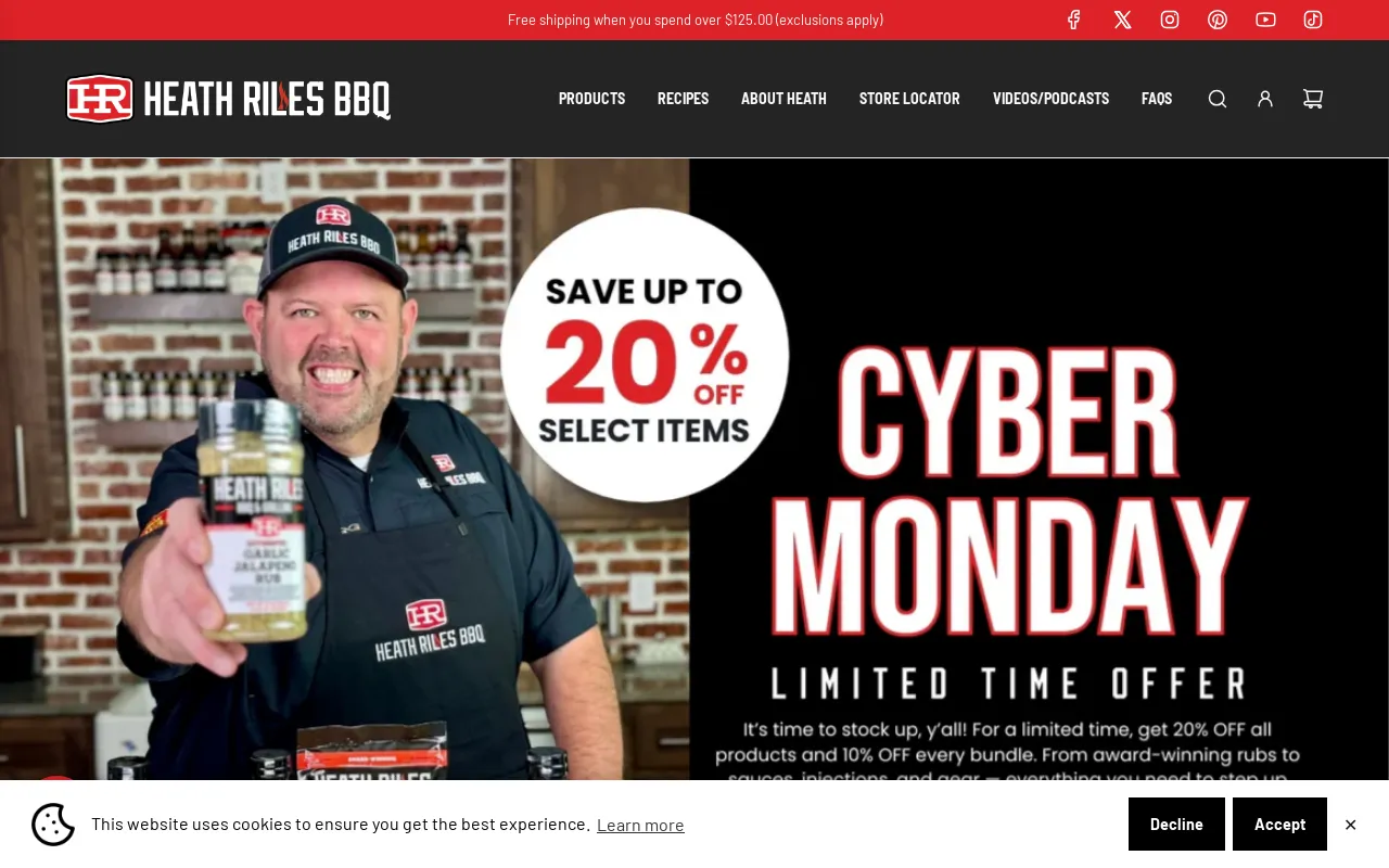 Heath Riles BBQ screenshot