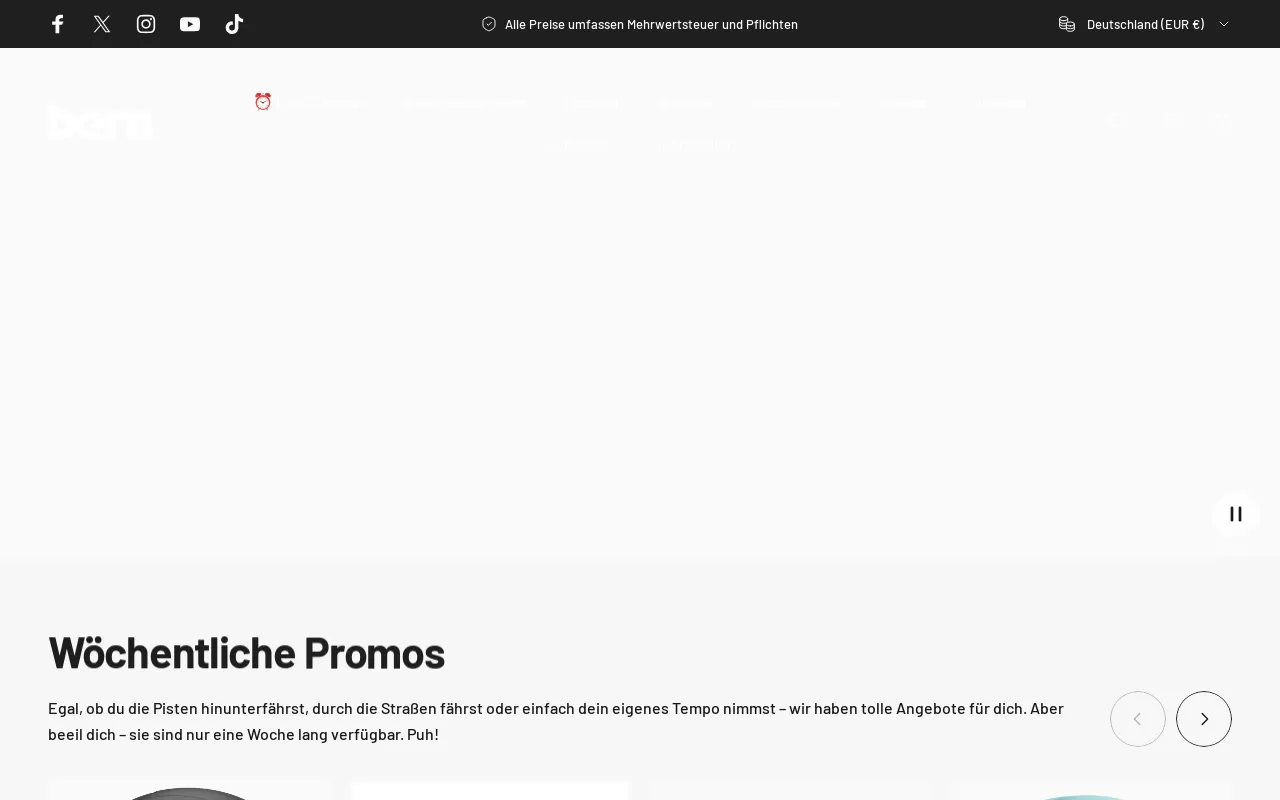 Bern Helmets screenshot