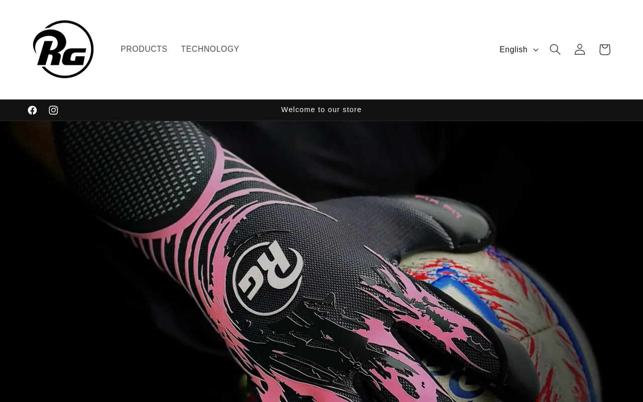 RG Gloves USA screenshot