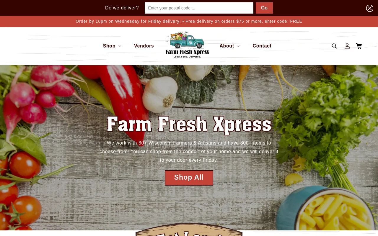 FarmFreshXpress - Local Food to Your Doorstep screenshot