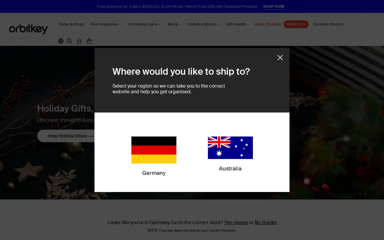 Orbitkey Australia screenshot