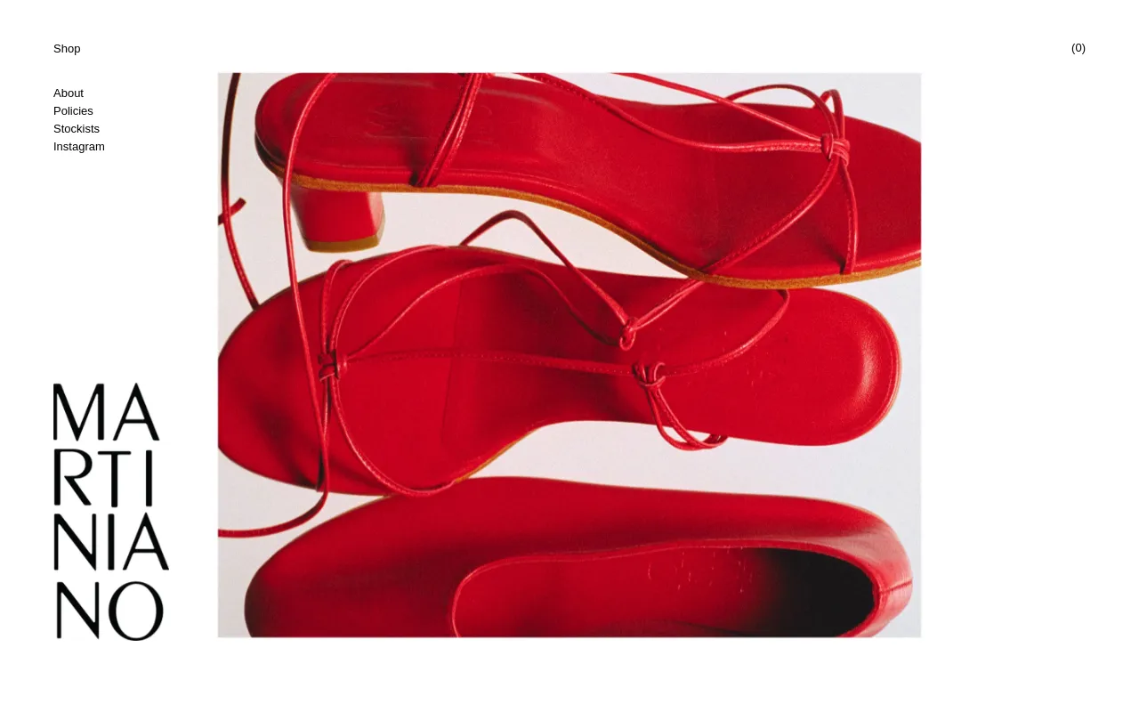 Martiniano shoes screenshot