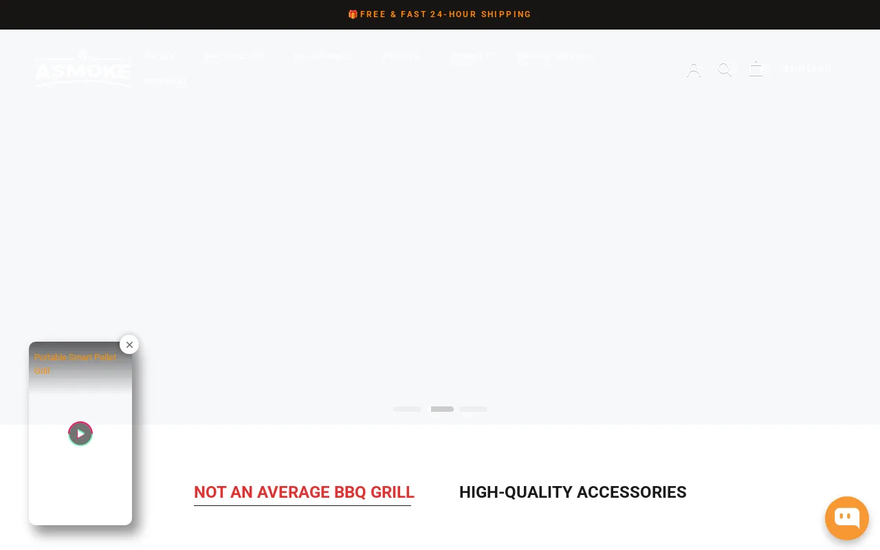 asmokegrill.com screenshot