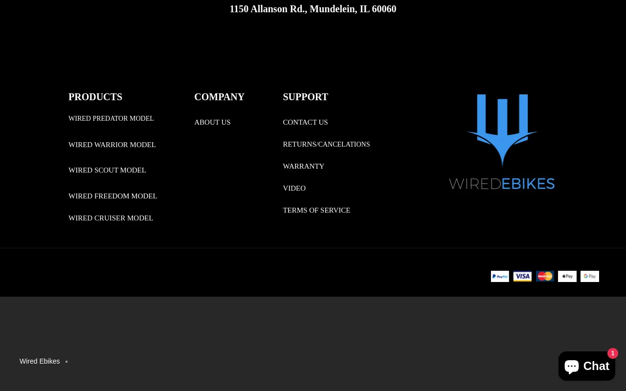 Wired Ebikes screenshot
