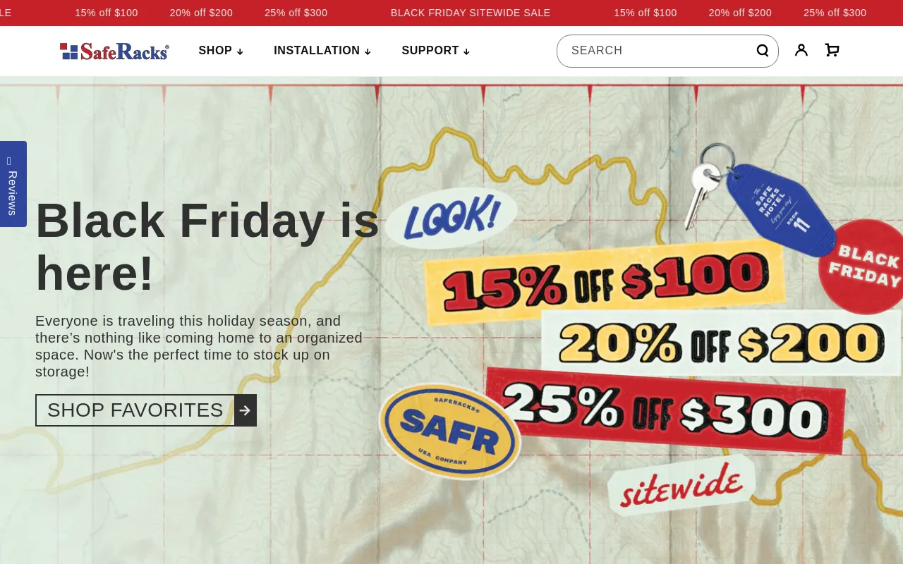 SafeRacks screenshot