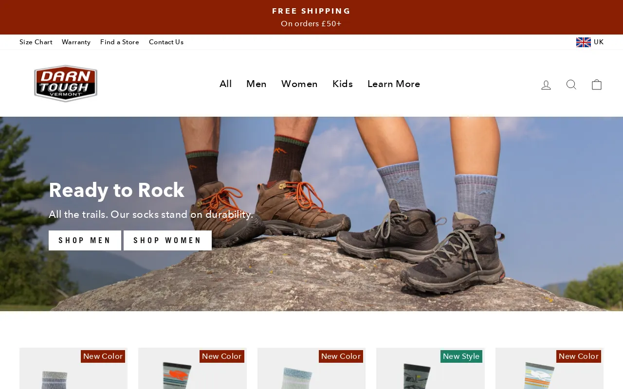 Darn Tough UK screenshot