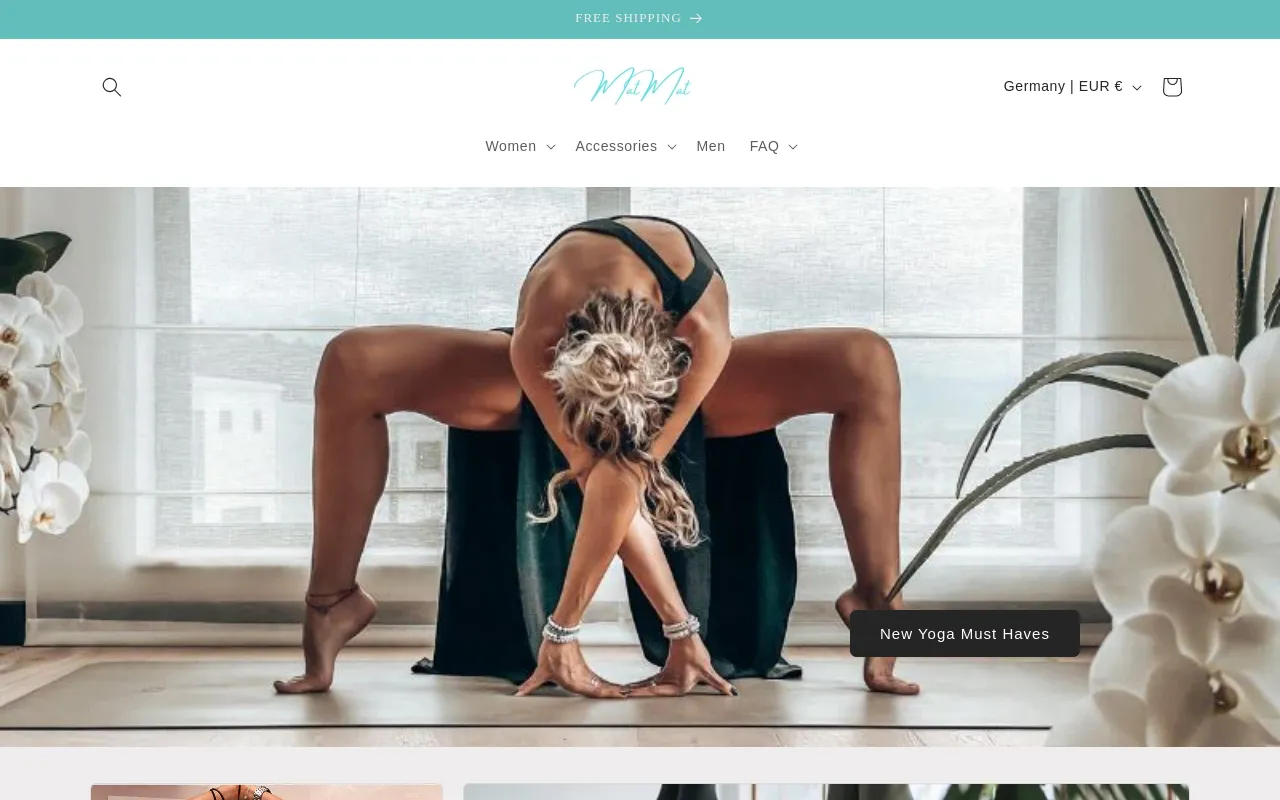 MatMat Yoga Store screenshot
