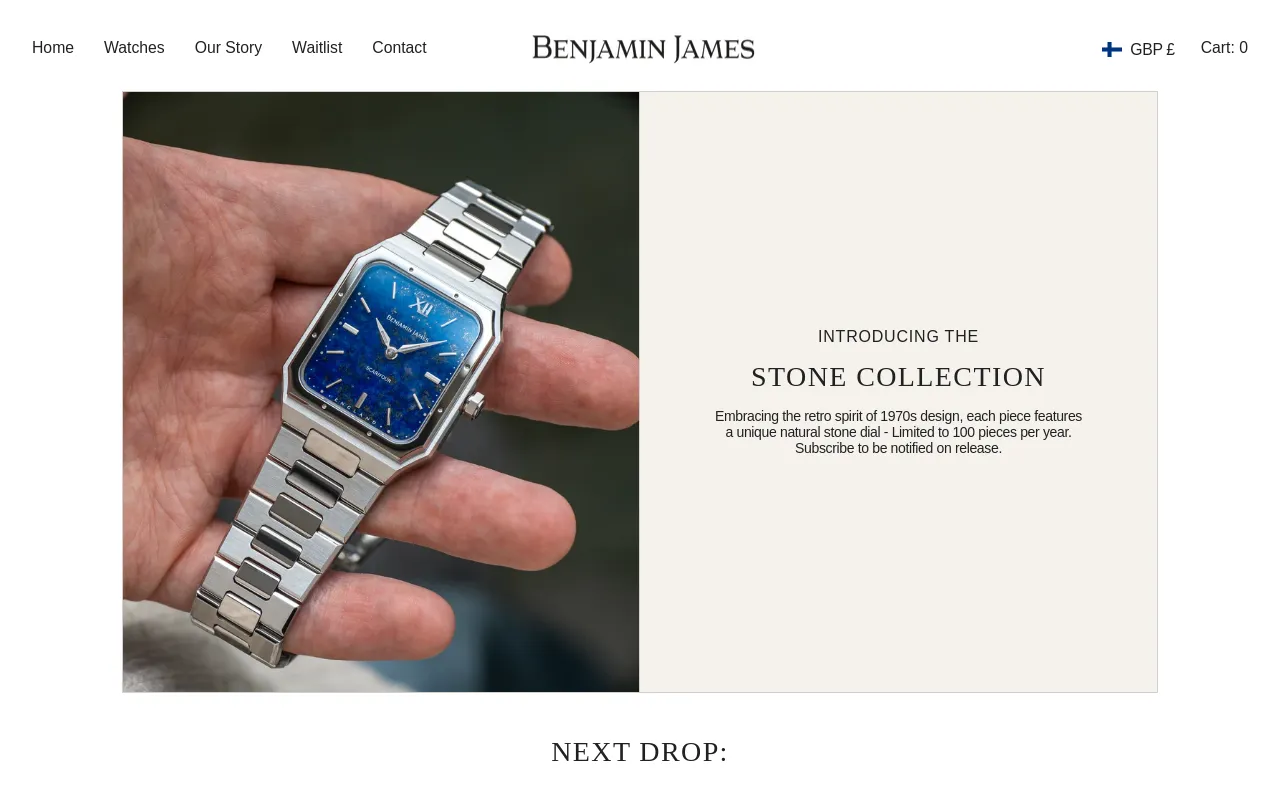 Benjamin James Watches screenshot