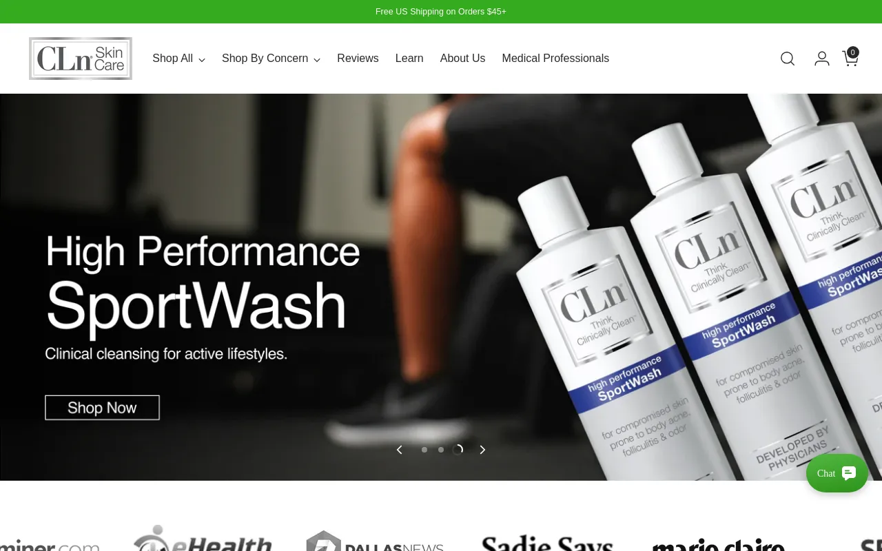 CLn Skin Care screenshot